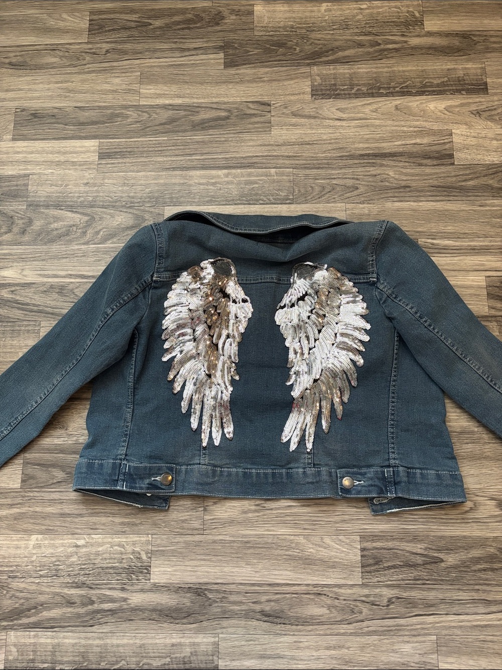 VENUS angel wing denim jacket